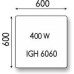 Обігрівач склокерамічний HGlass IGH 6060 B Premium
