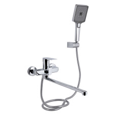 Смеситель для ванны д/г Q-TAP Aries d-35, хром