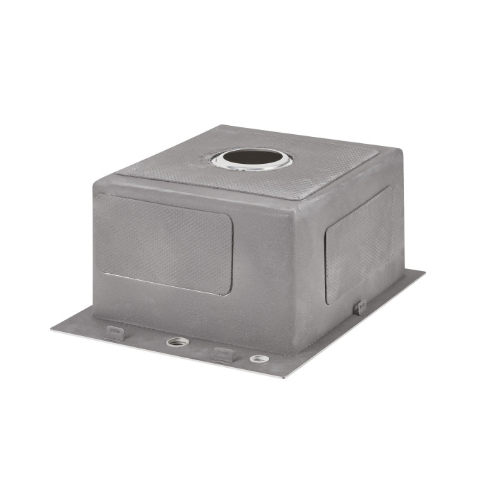 Мойка для кухни интегрированная Lidz Handmade H4050 (LDH4050BRU39258) Brushed Steel 3,0/1,0 мм