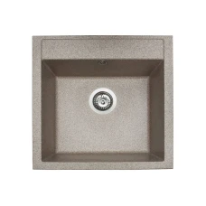Мойка MiraGGIO BODRUM 495x508x227 квадрат. terra + сифон