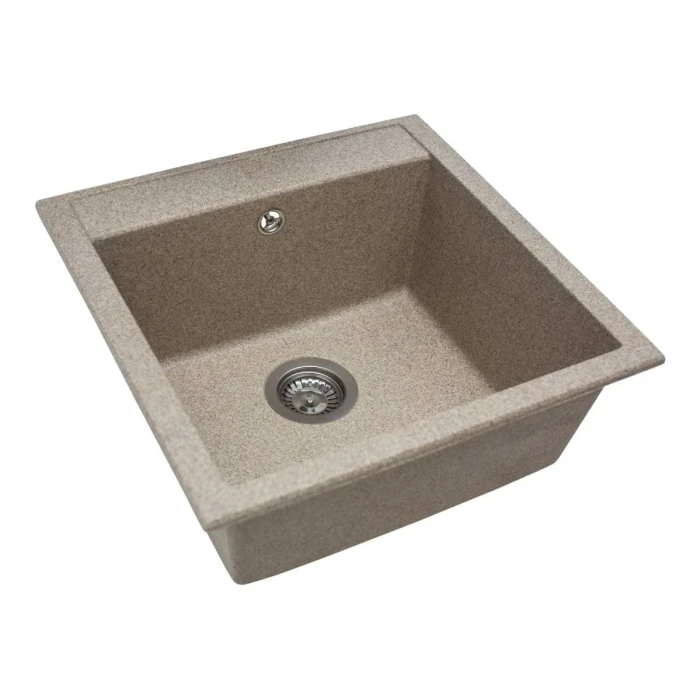 Мойка MIRAGGIO BODRUM 495x508x227 квадрат. terra + сифон