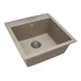 Мойка MIRAGGIO BODRUM 495x508x227 квадрат. terra + сифон