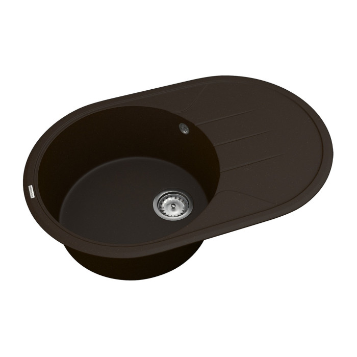 Мойка Vankor Sity  780х510х200 овал. Chocolate + сифон