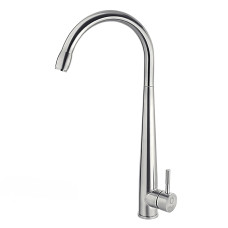 Змішувач для кухні PERLA OCELI з високим U-подібним гусом із нержавіючої сталі