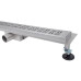 IT02-FT20/600 ITAL Душовий трап 600 мм, комбінований гідрозатвор, Brushed nickel (блістер) {5/1}