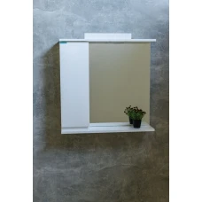 Дзеркальна шафа 55см ОПТИМА Barco Blanco лев