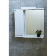 Дзеркальна шафа 55см ОПТИМА Barco Blanco лев