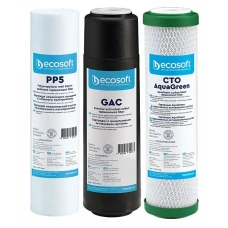 Комплект 3 картр. KUDH F1-3  ( хлор.) ECOSOFT (экономия воды)