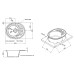 Кухонная мойка Lidz 620x500/200 COL-06 (LidzCOL06620500200)