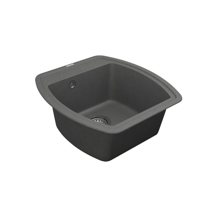 Мийка для кухні Vankor Norton NMP 01.48 Gray квадратна з сифоном