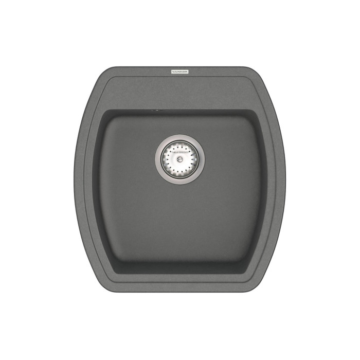 Мийка для кухні Vankor Norton NMP 01.48 Gray квадратна з сифоном