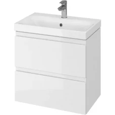 Тумба + Раковина Cersanit MODUO Slim 60х55 S801-227 (Мебельный СЕТ B04) белый