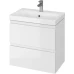 Тумба + Раковина Cersanit MODUO Slim 60х55 S801-227 (Мебельный СЕТ B04) белый