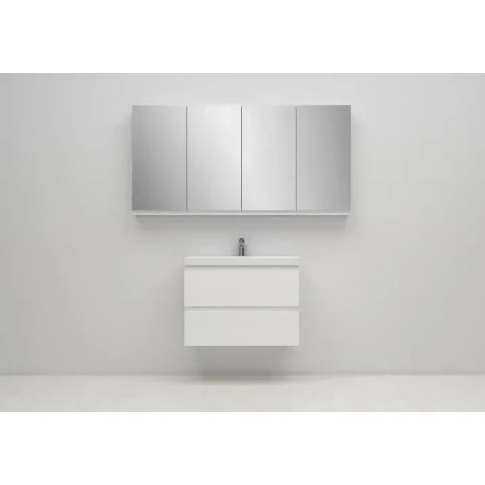 Тумба + Раковина Cersanit MODUO Slim 60х55 S801-227 (Мебельный СЕТ B04) белый