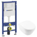 Комплект:4694HR01 ARCHITECTURA NEW унитаз подвесной 37*53см, DirectFlush, с сидением Slow closing+458.103.00.1 DUOFIX Basic монтажный элемент для подвесного унитаза