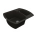 Мийка для кухні Vankor Norton NMP 03.63 Black прямокутна з сифоном