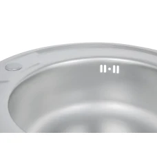 Мойка круглая 490х160-A сатин Brinex 0,6мм