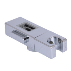 Держатель ручной лейки на стойку (квадратный) Qtap (25,2x45x124,5) для душевой системы Gemini Chrome QTGEM25245124550126