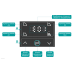 APM65-12F-340 SHIMGE цирк. фланц. 0,75 кВт Hmax 12м Qmax 616л/хв DN65 340мм + відповідн. флан {1}