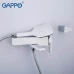 Змішувач для ванни GAPPO G3217-8, білий/хром