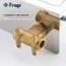 Гігієнічний душ Frap F7516 з паперотримачем та поличкою, хром