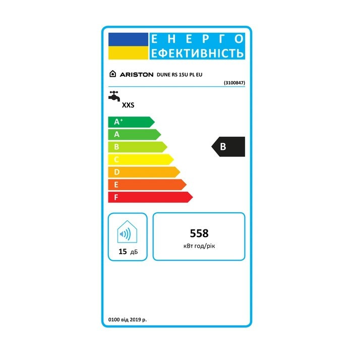 Бойлер Ariston DUNE RS 15U PL