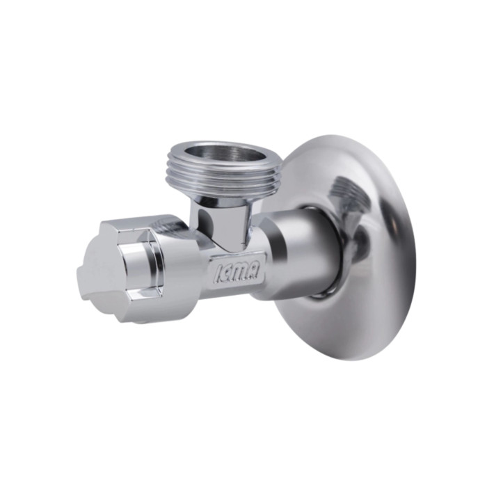 Кран приборный буксовый Icma 1/2"х3/4" угловой №519