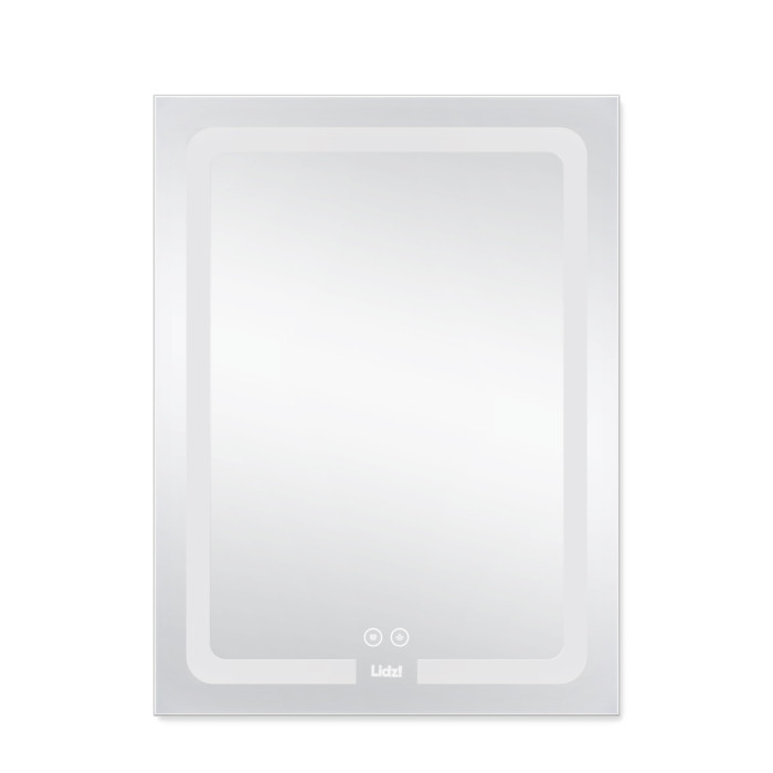 Дзеркало Lidz Kubis 600х800 з LED-підсвічуванням Touch, з антизапітнінням, з диммером,з регулюванням яркости LD78LF9376080