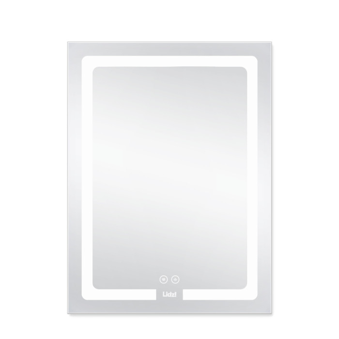 Дзеркало Lidz Kubis 600х800 з LED-підсвічуванням Touch, з антизапітнінням, з диммером,з регулюванням яркости LD78LF9376080