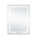 Зеркало Lidz Kubis 600х800 с LED-подсветкой Touch, с антизапотеванием, с диммером, регулятор яркости LD78LF9376080