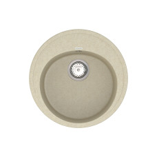 Мойка для кухни из исскуственого камня Vankor Sity SMR 01.50 Beige круглая 