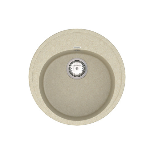 Мойка для кухни из исскуственого камня Vankor Sity SMR 01.50 Beige круглая