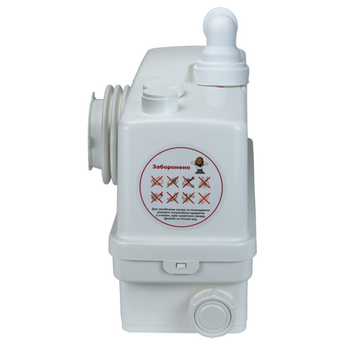 Станція  LEO 0.6кВт Hmax 8.5м Qmax 110л/мин 3 входа + фронтальный вход 90мм WC601A