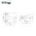 Змішувач для ванни Frap F3261, хром