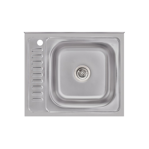 Кухонная мойка Brinex 6050-R 0,6 мм Satin (BRIN6050RSAT06)