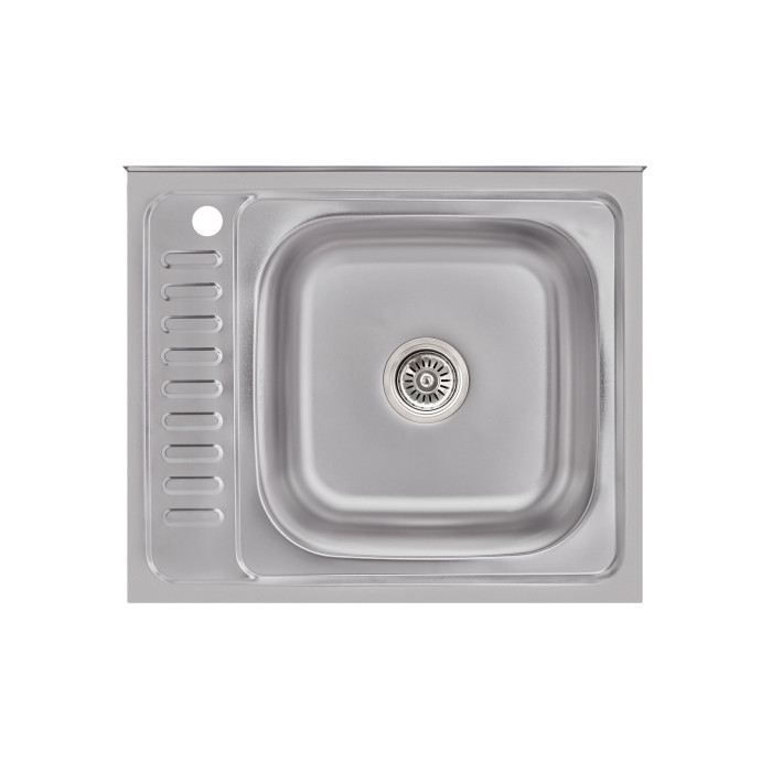 Кухонная мойка Brinex 6050-R 0,6 мм Satin (BRIN6050RSAT06)