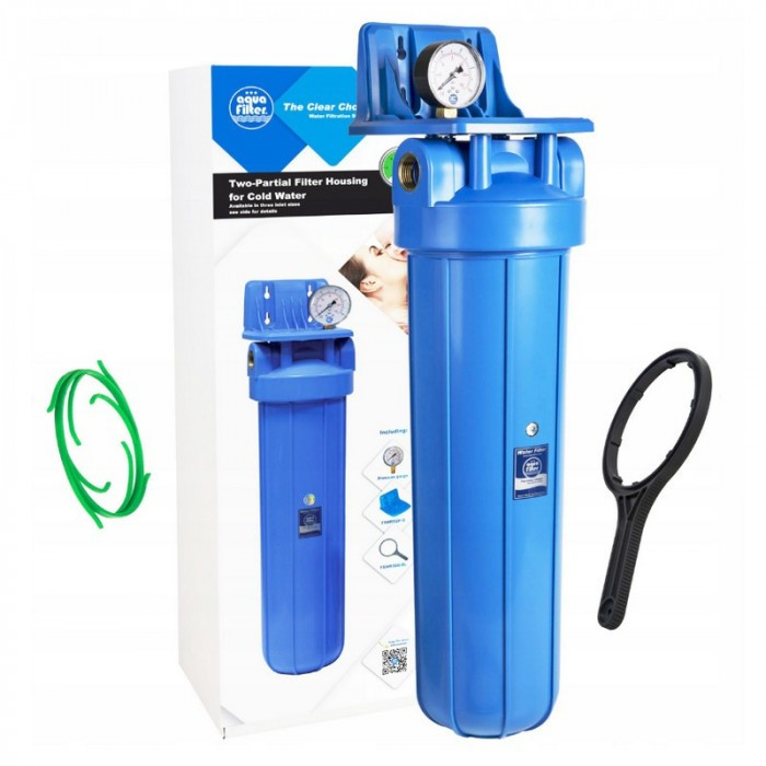 Корпус Big Blue 20" х 1" (кронштейн, ключ, манометр)