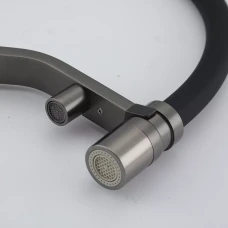 G4395-69 кухня під осмос одноваж вис силік. вил. лат  шпил карт.90° Ø35 (Gungrey/чорний) {8/1}