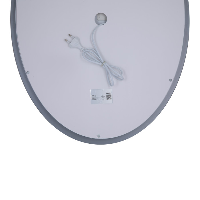 Зеркало Lidz Vida 700х500 с LED-подсветкой Touch, с антизапотеванием, с диммером, регулятор яркости LD78LF5070