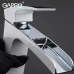 Змішувач для умивальника GAPPO G1007-31, білий/хром