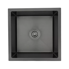 Кухонна Мойка GAPPO GS4444-6 інтегрована 440x440 мм, нержавіюча сталь, поверхня PVD