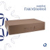 Комплект Albatross: Раковина врезная меблева 820x460x180 мм, White, прямоугольная + Донный клапан Pop-up PU02O