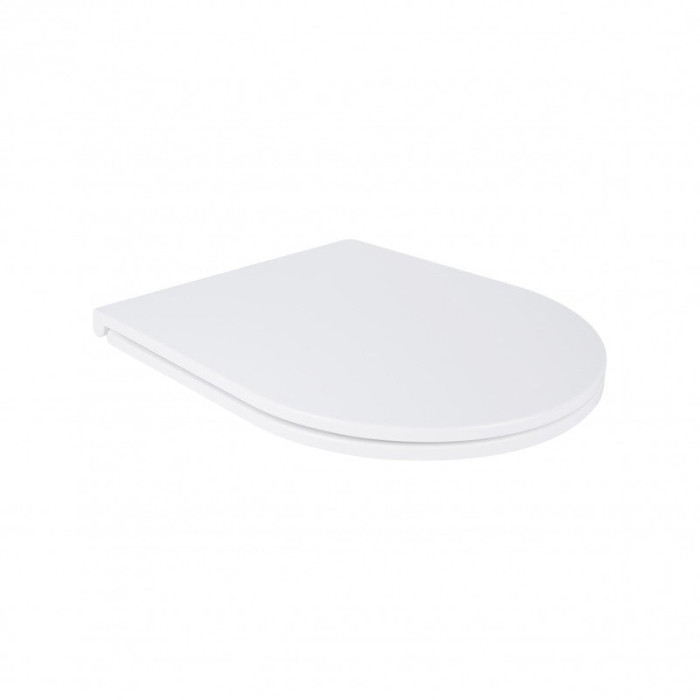 Сидіння для унітазу з мікроліфтом біле Slim Qtap Robin, Aries QT99HXU13W