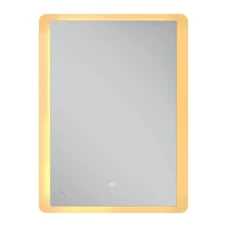 Зеркало прямоугольное LED 80х60 MIXXUS Premium Olivary Reverse контур, с антизапотев., димер