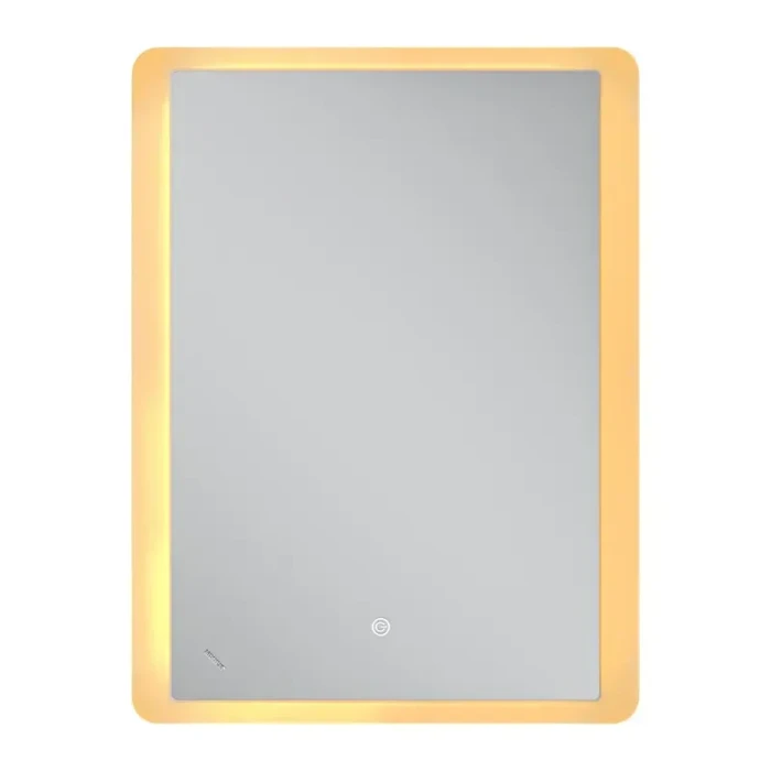 Зеркало прямоугольное LED 80х60 MIXXUS Premium Olivary Reverse контур, с антизапотев., димер