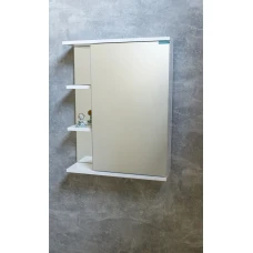 Дзеркальна шафа 55см ОПТИМА Barco Blanco (1дв.3пол.) лев.