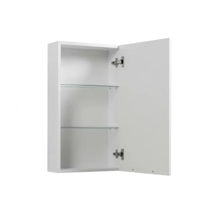 Зеркальный шкаф 40x74х16,6 ГРАЦИЯ белый (R)