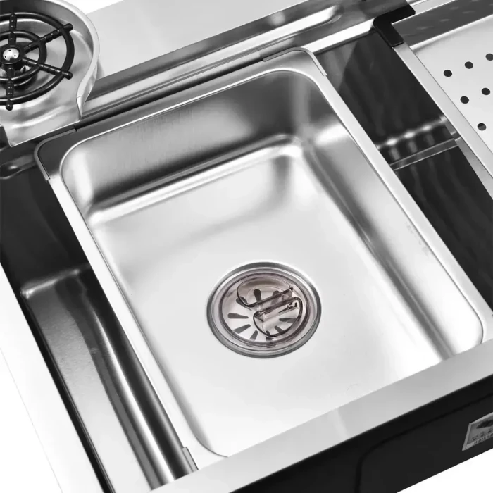 Мойка прям. 720х460х230 MIXXUS PREMIUM Водопад 3.0/0.8 мм нерж+дозатор+сушилка+смеситель