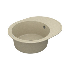 Мойка для кухни из исскуственого камня Vankor Lira LMO 02.57 Beige овал 