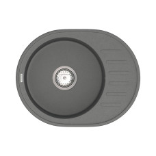 Мойка для кухни из исскуственого камня Vankor Lira LMO 02.57 Gray круглая 